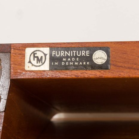 25307 Kai Kristiansen mid century shelving unit in teak for FM Mobler, Denmark 1960s.-13 25307 Kai Kristiansen mid century shelving unit in teak for FM Mobler, Denmark 1960s.-13