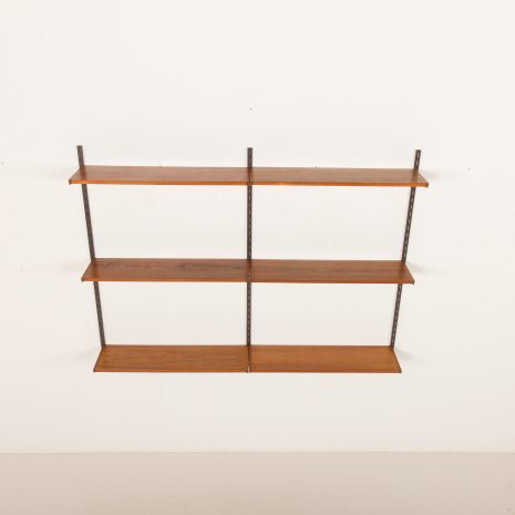 25307 Kai Kristiansen mid century shelving unit in teak for FM Mobler, Denmark 1960s.-5 25307 Kai Kristiansen mid century shelving unit in teak for FM Mobler, Denmark 1960s.-5