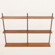 25307 Kai Kristiansen mid century shelving unit in teak for FM Mobler, Denmark 1960s.-6