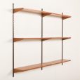 25307 Kai Kristiansen mid century shelving unit in teak for FM Mobler, Denmark 1960s.-7