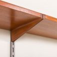 25307 Kai Kristiansen mid century shelving unit in teak for FM Mobler, Denmark 1960s.-8