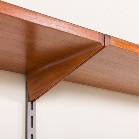 25307 Kai Kristiansen mid century shelving unit in teak for FM Mobler, Denmark 1960s.-8 25307 Kai Kristiansen mid century shelving unit in teak for FM Mobler, Denmark 1960s.-8