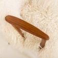 25312 Scandinavian mid century armchair in long hair sheepskin, 1960s-14