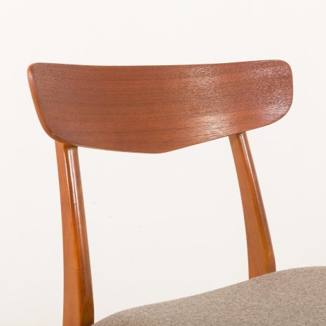 25320.3 Danish mid century teak side chair in recycled wool, 1960s-10 25320.3 Danish mid century teak side chair in recycled wool, 1960s-10