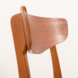 25320.3 Danish mid century teak side chair in recycled wool, 1960s-13