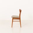 25320.3 Danish mid century teak side chair in recycled wool, 1960s-4