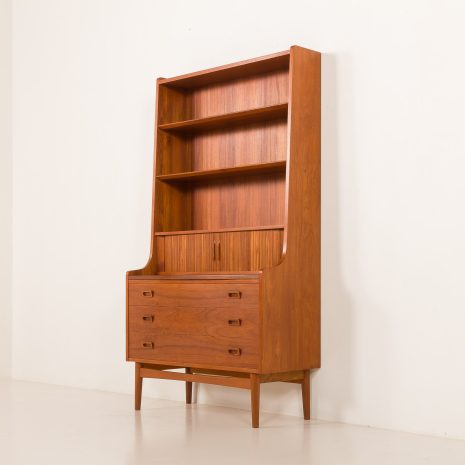 25325 Johannes Sorth for Nexo, bookcase with secretaire, Denmark, 1957-19 25325 Johannes Sorth for Nexo, bookcase with secretaire, Denmark, 1957-19