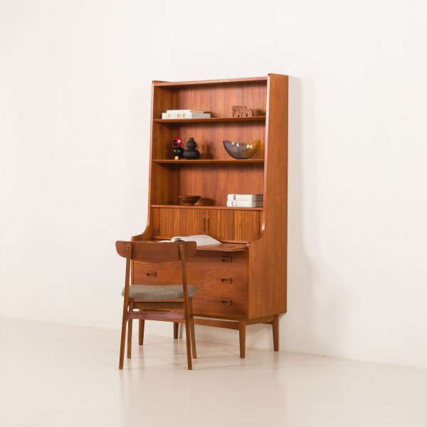 Johannes Sorth dla Nexo, regał z sekretarzykiem, Dania, 1957