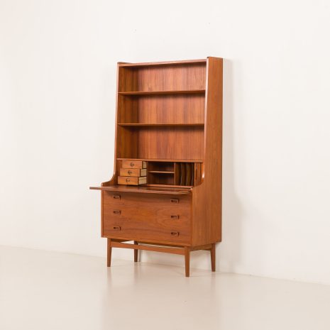 25325 Johannes Sorth for Nexo, bookcase with secretaire, Denmark, 1957-4 25325 Johannes Sorth for Nexo, bookcase with secretaire, Denmark, 1957-4
