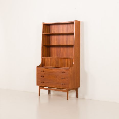 25325 Johannes Sorth for Nexo, bookcase with secretaire, Denmark, 1957-6 25325 Johannes Sorth for Nexo, bookcase with secretaire, Denmark, 1957-6