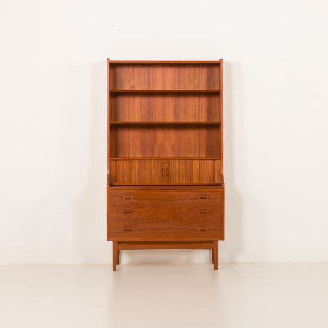 25325 Johannes Sorth for Nexo, bookcase with secretaire, Denmark, 1957-7 25325 Johannes Sorth for Nexo, bookcase with secretaire, Denmark, 1957-7