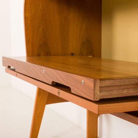 25328 Scandinavian mid century free standing wall unit with audio apliances cabinet, 1960s-11 25328 Scandinavian mid century free standing wall unit with audio apliances cabinet, 1960s-11