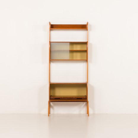 25328 Scandinavian mid century free standing wall unit with audio apliances cabinet, 1960s-8 25328 Scandinavian mid century free standing wall unit with audio apliances cabinet, 1960s-8