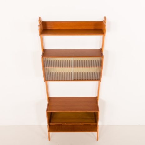 25328 Scandinavian mid century free standing wall unit with audio apliances cabinet, 1960s-9 25328 Scandinavian mid century free standing wall unit with audio apliances cabinet, 1960s-9