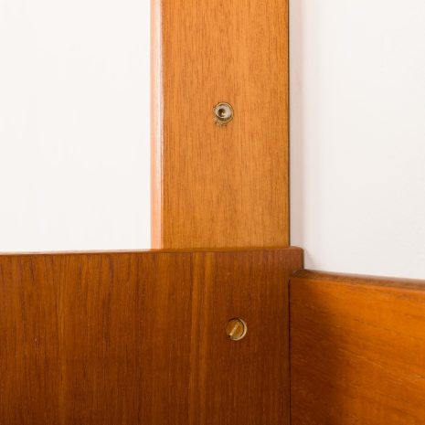 25329 Scandinavian mid century teak free standing wall unit, 1960s-13 25329 Scandinavian mid century teak free standing wall unit, 1960s-13