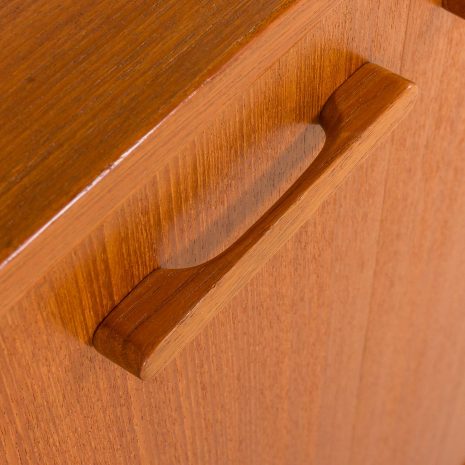 25355 Kai Kristiansen home office shelving unit in teak for FM Mobler, 1960s-11 25355 Kai Kristiansen home office shelving unit in teak for FM Mobler, 1960s-11