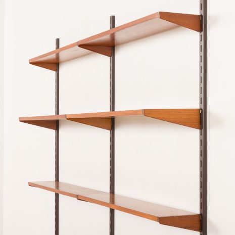 25355 Kai Kristiansen home office shelving unit in teak for FM Mobler, 1960s-14 25355 Kai Kristiansen home office shelving unit in teak for FM Mobler, 1960s-14