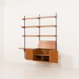 25355 Kai Kristiansen home office shelving unit in teak for FM Mobler, 1960s-5