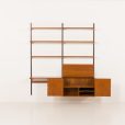25355 Kai Kristiansen home office shelving unit in teak for FM Mobler, 1960s-6