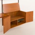 25355 Kai Kristiansen home office shelving unit in teak for FM Mobler, 1960s-9
