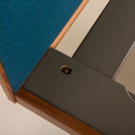 25274 Hans Wegner teak bed with upholstered headboard for Getama, Denamrk 1960-27 25274 Hans Wegner teak bed with upholstered headboard for Getama, Denamrk 1960-27