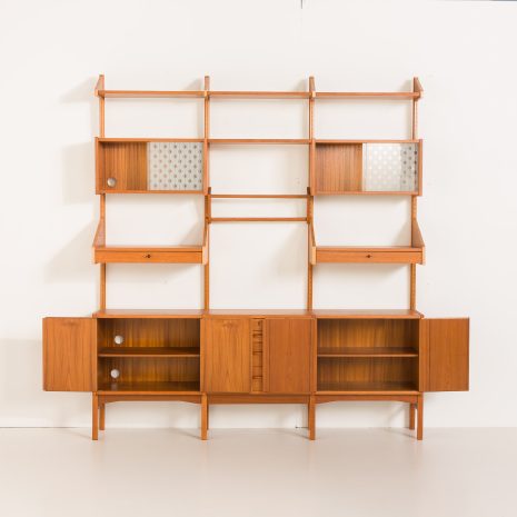 25290 Scandinavian mid century modern free standing teak wall unit by Eidsvoll Møbelfabrikk,Norway, 1970s-6 25290 Scandinavian mid century modern free standing teak wall unit by Eidsvoll Møbelfabrikk,Norway, 1970s-6