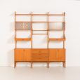 25290 Scandinavian mid century modern free standing teak wall unit by Eidsvoll Møbelfabrikk,Norway, 1970s-7