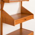 25290 Scandinavian mid century modern free standing teak wall unit by Eidsvoll Møbelfabrikk,Norway, 1970s-9