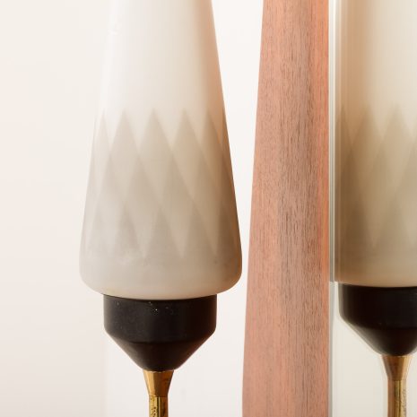 25293 Rare mid century modern Scandinavian mirror with a console and a light, 1950s-11 25293 Rare mid century modern Scandinavian mirror with a console and a light, 1950s-11