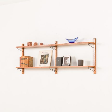 25305 Danish mid century upcycled teak shleving unit.-2 25305 Danish mid century upcycled teak shleving unit.-2