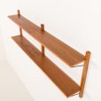 25305 Danish mid century upcycled teak shleving unit.-5