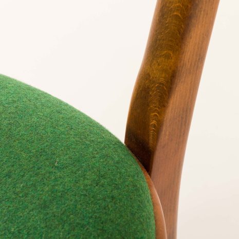 25321 Włoskie krzesła z połowy wieku z orzecha włoskiego i wełny w stylu Carlo Di Carli, 1950-22 25321 Włoskie krzesła z połowy wieku z orzecha włoskiego i wełny w stylu Carlo Di Carli, 1950-22