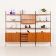 mid-century teak wall-unit