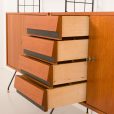 25331 Italian mid century teak wall unit, 1950s-10