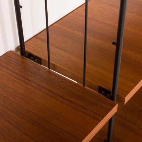 25331 Italian mid century teak wall unit, 1950s-17 25331 Italian mid century teak wall unit, 1950s-17