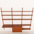 25335 Danish mid century shleving unit is the style of Poul Cadovius, 1960s-7