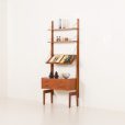 Scandinavian mid century free standing wall unit, Denmark, 1960s
