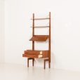 25336 Scandinavian mid century free standing wall unit, Denmark, 1960s-3