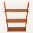 25337 mid century teak shelving unit, set of 3 shelves-5