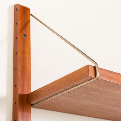 25337 mid century teak shelving unit, set of 3 shelves-6 25337 mid century teak shelving unit, set of 3 shelves-6