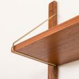 25338 Scandinavian mid century teak shleving unit, 5 shelves, Sweden 1960s-10