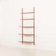 25338 Scandinavian mid century teak shleving unit, 5 shelves, Sweden 1960s-3