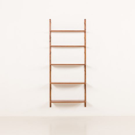 25338 Scandinavian mid century teak shleving unit, 5 shelves, Sweden 1960s-4 25338 Scandinavian mid century teak shleving unit, 5 shelves, Sweden 1960s-4