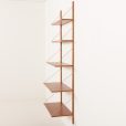 25338 Scandinavian mid century teak shleving unit, 5 shelves, Sweden 1960s-7