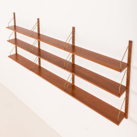 25341 Danish mid century teak shleving unit, set of 9-5 25341 Danish mid century teak shleving unit, set of 9-5