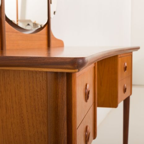 25343 Scandinavian mid century dressing table with adjustable mirrors, 1960s-13 25343 Scandinavian mid century dressing table with adjustable mirrors, 1960s-13