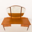 25343 Scandinavian mid century dressing table with adjustable mirrors, 1960s-15