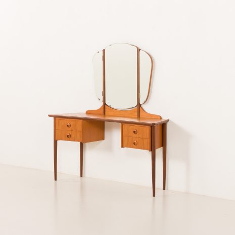 25343 Scandinavian mid century dressing table with adjustable mirrors, 1960s-3 25343 Scandinavian mid century dressing table with adjustable mirrors, 1960s-3