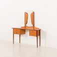25343 Scandinavian mid century dressing table with adjustable mirrors, 1960s-5