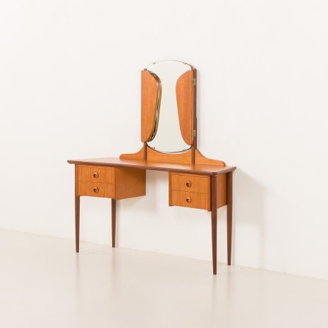 25343 Scandinavian mid century dressing table with adjustable mirrors, 1960s-5 25343 Scandinavian mid century dressing table with adjustable mirrors, 1960s-5
